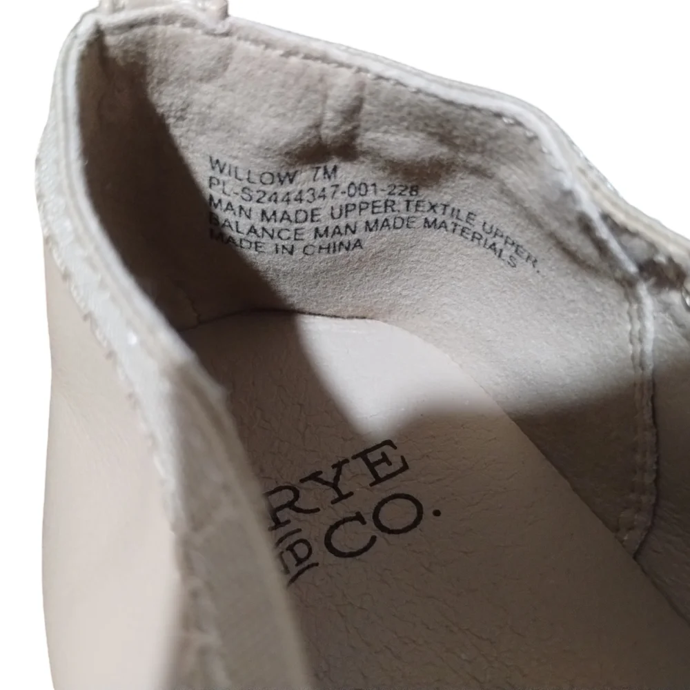 Frye and Co. Willow Ballet Flats Espadrilles Slip On Square Toe Women 7‎ Cottage